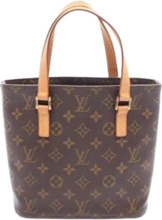 Louis Vuitton Pre-owned Handbags, female, Brown, Size: ONE SIZE Pre-owned Vintage Canvas Handbag