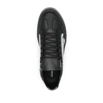 Ferragamo Mens Black Sneakers, US Size 7.5