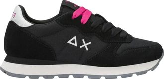 Sun 68 Ally Solid Sneaker - Dames - Sneakers - Zwart - 38 EU - Leer - Schoenen