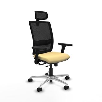 Piqueras y Crespo Silla De Oficina Piqueras Y Crespo Haches Negro Espuma 50 Mm