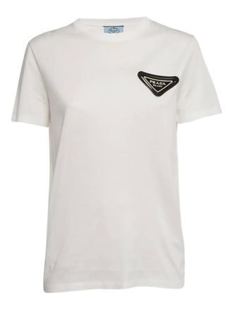 Prada T-shirt con logo - Bianco