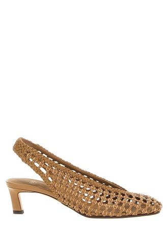 Fendi Womens Braided Slingback