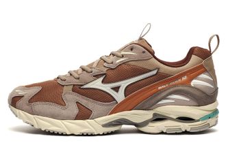 Mizuno Wave Rider 10 Mens Trainers - Brown - Size UK 7