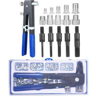 OEM Kit De 86 Herramientas Para Tuercas Remachables, Juego De Tuercas Remachables Ciegas, Llave Remachadora Manual, Herramienta De Inserci&oacute;n Roscada, Pist