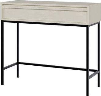 Selsey Selsey Evo - Consola - 90 Cm - Con Caj&oacute;n Y Marco - Crema