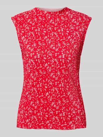 Pieces Slim Fit Top mit Cr&ecirc;pe-Verarbeitung Modell FLORA in Hellblau, Gr&ouml;&szlig;e L