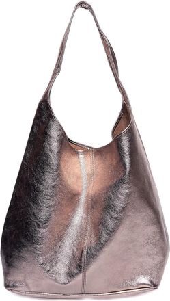 Luisa Vannini Brons Rundleer Tas