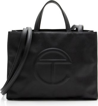 Telfar Faux Leather Medium Shopping Tote