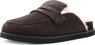 Dune London Goldys Womens Dress Flat Shoes Dark Brown : 40 (US Womens 10) B - Medium, Suede