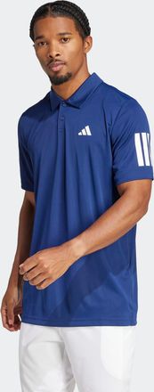 adidas Poloshirt ADIDAS PERFORMANCE CLUB TENNIS 3-STREIFEN, Herren, Gr. XXL, dunkelblau, Obermaterial: 100% Polyester, Shirts Poloshirt