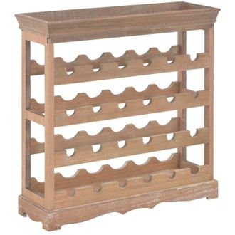 vidaXL Armario Botellero Mdf Marr&oacute;n 70x22,5x70,5 Cm Vidaxl