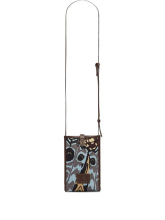 Inou&iuml; Editions butterfly-print cross body bag - Grey