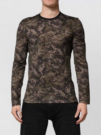 Dolce & Gabbana camouflage long-sleeve t-shirt