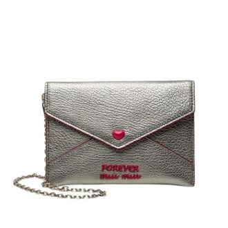 Miu Miu Portafoglio Piccolo Pre-owned - - Pre-owned - Donna - Grigio - ONE SIZE
