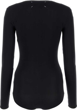 Maison Margiela Nylon Elastane Bodysuit - Black