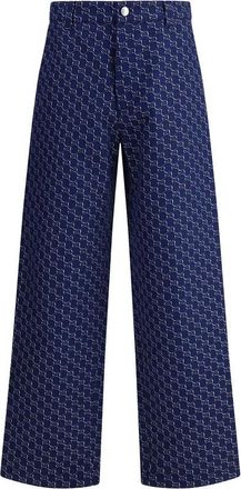 Gucci Hombre, Pantalones, Azul, Talla: M