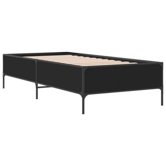Berkfield Home Durable Bed Frame without Mattress Black 90x200 cm