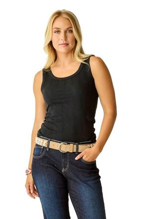 Carve Designs Ever Rib Tank in Black at Nordstrom, Size Xx-Small Au