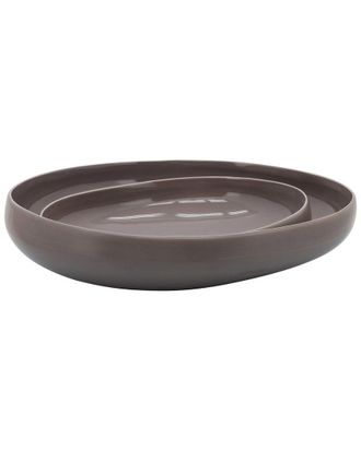 Sagebrook Home Set of 2 Organic Bowls
