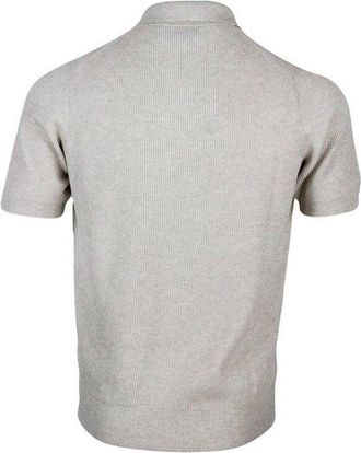Brunello Cucinelli Ribbed Cotton Shirt - Beige