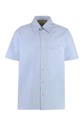 Gucci Short Sleeve Cotton Shirt