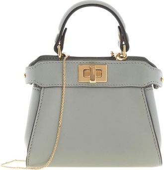 Fendi Nano Peekaboo Nappa Leather Miniature Bag