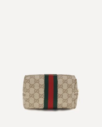 Gucci Beauty Case media con nastro Web Woman UNI