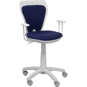 Piqueras y Crespo Piqueras Y Crespo - Silla Juvenil Ministyle Blanca Bali Azul Marino