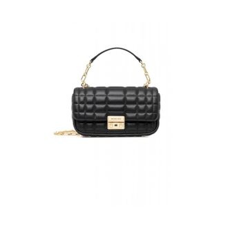 Michael Kors Tribeca Kleine Gewatteerde Leren Schoudertas - Dames - Handtassen - Zwart - ONE Size - Leer - Tassen
