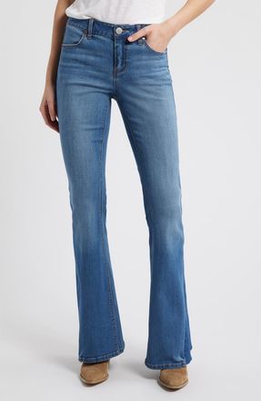 1822 Denim Flare Jeans in Illy at Nordstrom, Size 25