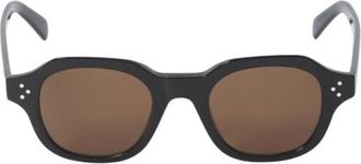 Celine Celine, Accessoires, Heren, Zwart, ONE Size, Acetate Vierkante Zonnebril