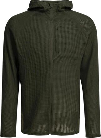 Houdini Pace Flow Hoodie - Heren - Vesten met rits - Groen - S - Polyester - Hoodies & sweatvesten