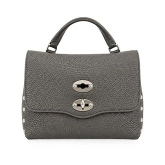 Zanellato Dames, Tassen, Grijs, Maat: ONE Size Leer