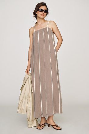 SANCIA Estella Square-Neck Midi Dress