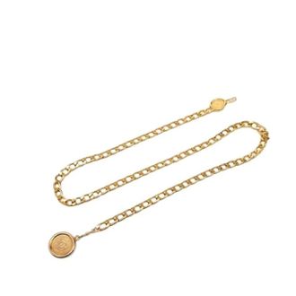 Chanel Pre-owned Vintage Fabric Belt - female - Chanel Vintage - Vintage Belts - Yellow - ONE SIZE - Pre-owned