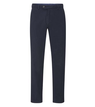Skopes Mens Antibes Tapered Fit Casual Trouser in Navy 38L