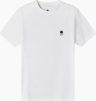 Pretty Green Mens Pretty Green Sinclair SS White T-Shirt - Black - Size: 42