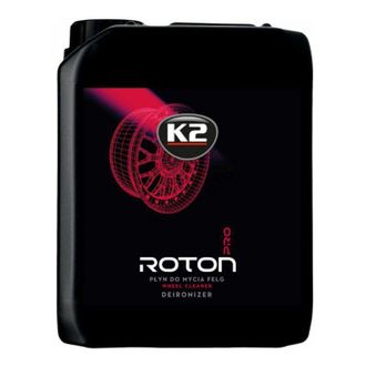 K2 L&iacute;quido Para Limpieza De Llantas Roton Pro 5l, Limpieza Intensiva, Elimina Suciedad, Polvo De Frenos Y Residuos, Ideal Para Veh&iacute;culos, F&oacute;rmula Profesi