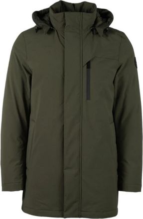 Woolrich Mountain Stretch Parka - Heren - Parka Jassen - Groen - 2XL - Polyester - Jassen