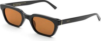 Retro Superfuture GIUSTO REFINED SU5 Mens Sunglasses Black Size 50