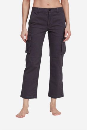 ASKK NY Denim Cargo Pants In Washed Black