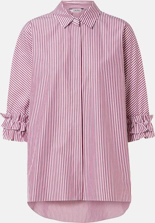 Max Mara Striped cotton poplin shirt