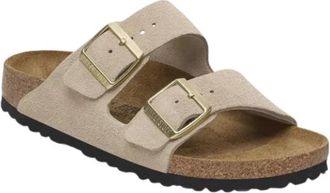 Birkenstock Slippers Narrow Fit - Heren - Sandalen - Beige - 39 EU - Schoenen