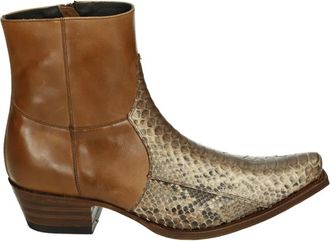 Sendra Bruine leren herenlaarzen - Heren - Cowboylaarzen - Bruin - 42 EU - Leer - Schoenen