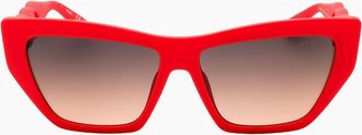 Guess Womens Guess Matte Pink Frame Gradient Smoke Sunglasses - Size: ONE size