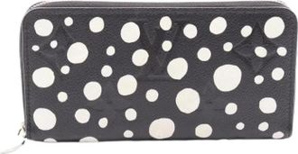 Louis Vuitton Pre-owned Long wallet (bi-fold) - Dames - Vintage Accessoires - Zwart - ONE Size - Leer - Vintage