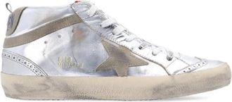 Golden Goose Mid Star Classic high-top sneakers - Dames - Sneakers - Grijs - 39 EU - Leer - Schoenen