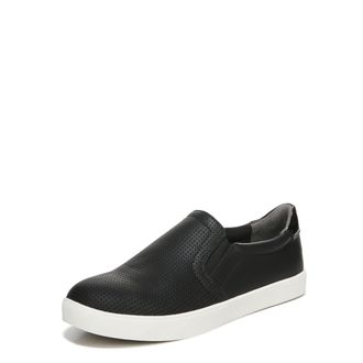 Dr. Scholls Shoes Womens Madison Sneaker, Black Perf, 9.5 Wide