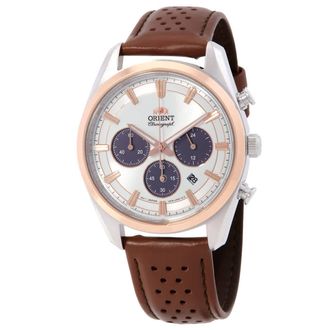 Orient Contemporary Chronograph White Dial Mens Watch RATX0306S10B