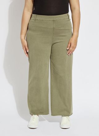 Lyss&eacute; Erin Hi Waist Wide Leg Denim Curvy